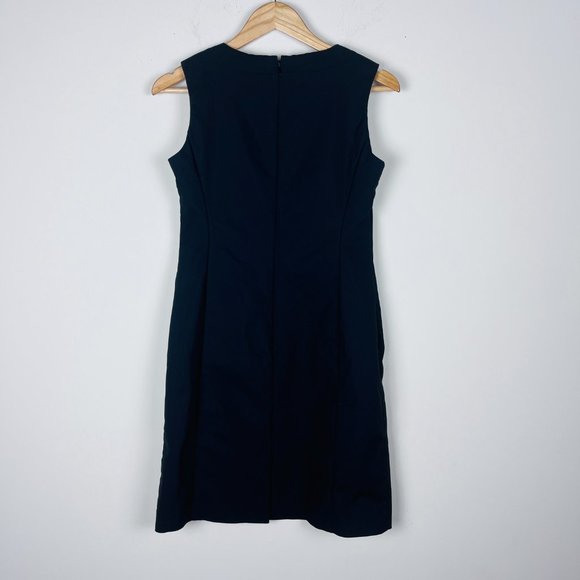 Banana Republic Black Sleeveless Pocket Dress 2 - Picture 2 of 6